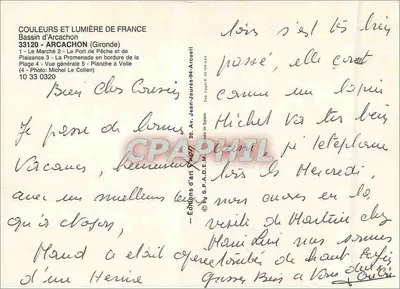 Arcachon — Widok panoramiczny i aktywności — Wydawnictwo Sztuki Jean-Jaurès — Rewers