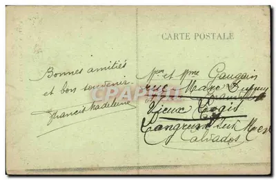 Vézelay — Bazylika św. Małgorzaty i klasztor — wydawca CIPAC — Rewers