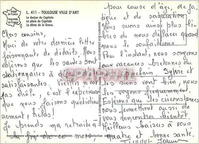 Toulouse — Cidade de arte — Edições F. Louvrières — Verso