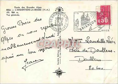 L'Argentière-la-Bessée — Ogólny widok — Kalichro — Rewers