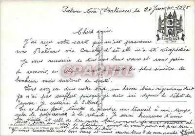 Ogród S'Hort del Rei — Palma de Mallorca — wydawca Palma Ediciones — Rewers