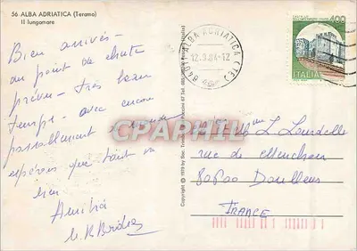 Hôtel King — Alba Adriatica (Teramo) — wydawca nie widoczny — Rewers