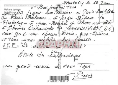 Kolorowe domy Bretanii — Wydawnictwo Provinciale, nr 364 — Rewers