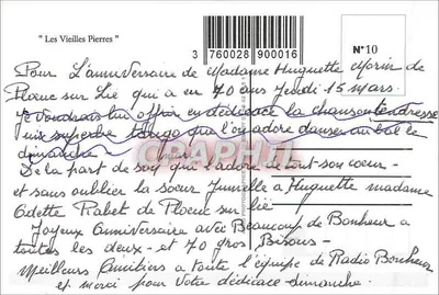 Le vecchie pietre — Bretagna — N°10 — Verso