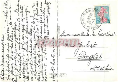 Châtillon-sur-Sèvre — Lembrete de Châtillon-sur-Sèvre — Editor Gaby — Verso