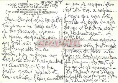 Dolmen w okolicach Draguignan — Prowansja — n°15 — Rewers