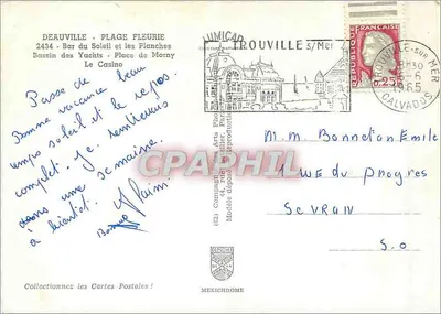 Deauville — Herinnering aan Deauville — IRIS — Achterkant
