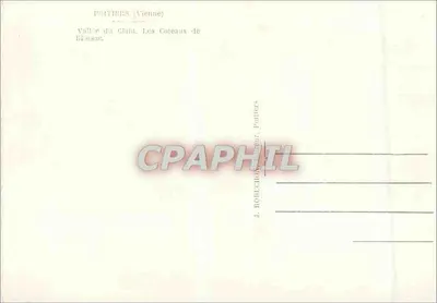 PONTIERS (Vienne) — Vale do Chain. Os Coteaux de Blossac. — J. ROBECCHIA, Pontiers — Verso
