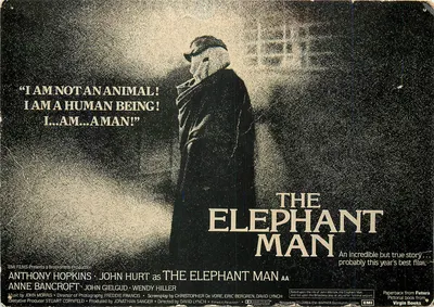 The Elephant Man — Cartaz promocional — Edições 'L'Humour à la Carte', n° A-C 91