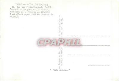 Hôtel de Soubise — Paryż — Wydawnictwo ALFA — Rewers