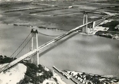 Ponte de Tancarville — Seine-Maritime — Cliché Font de Tancarville n° 7013