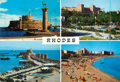 Rodes — vista panorâmica — Fotometalgrafia Bologna