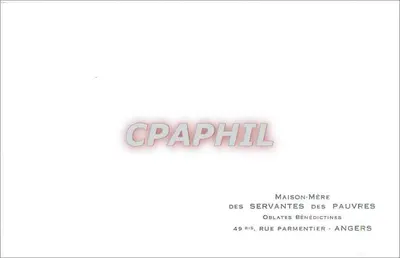 Dom Matki Pogani - Oblaty Benedyktynki - Angers — Rewers