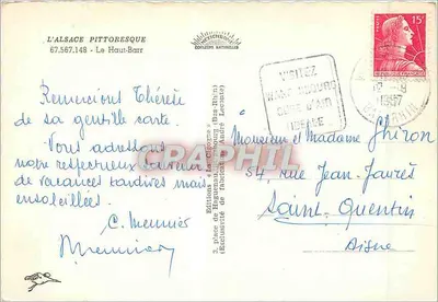 Le Haut-Barr — Ruines et café — Éditions La Giggone — Rewers