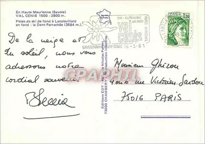Val Cenis — Pistes de ski de fond à Lanslevillard — Éditions EDY — Rewers