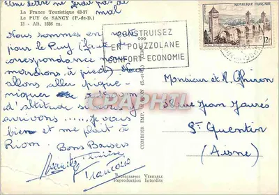 Le Puy de Sancy — Vista panorâmica — Cim — Verso