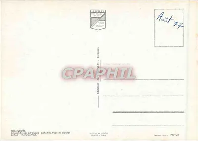 Burgos - Catedral, Vuelta de la Crucería — Ediciones Artebas, n.º 787-VII — Reverso