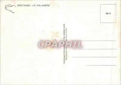 O Val-André ao entardecer... — Coleção Chaligne, n° 88/6 — Verso