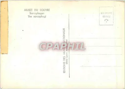 Sarcófagos — Museu do Louvre — Éditions des Musées Nationaux — Verso
