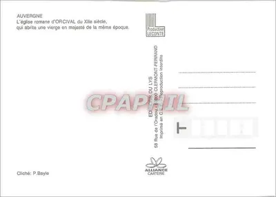 Orcival — Iglesia románica del siglo XI — Éditions du Lys — Reverso
