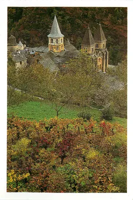 Sainte-Foy de Conques — abbatia i wieś — © Richard Nourry