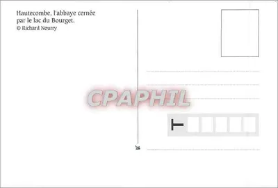 Haute-Côme — a abadia cercada pelo lago de Bourget — © Richard Nourry — Verso