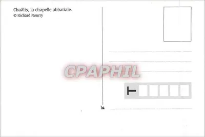 Chaâlis, kaplica abbatialna — fotografia Richarda Nourry — Rewers