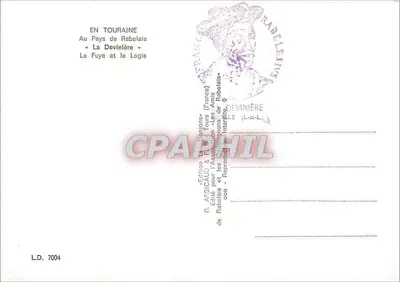 La Fuye i Logis — W Touraine — wyd. R. ASSICAUD & Fils, Tours — Rewers