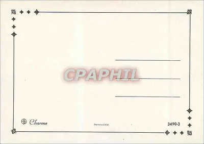 Paisaż zimowy — zachód słońca — Charme, nr 3490-3 — Rewers