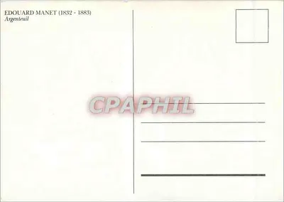 Dois personagens em uma plataforma — pintura de Manet — Verso