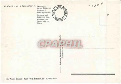 Villa San Michele — Anacapri — Wydawca Vincenzo Carcavallo — Rewers
