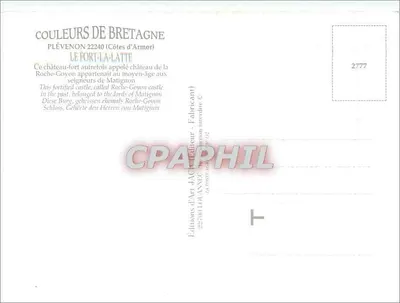 Fort La Latte — Plévenon (Côtes-d'Armor) — Éditions d'Art Loannec — Verso