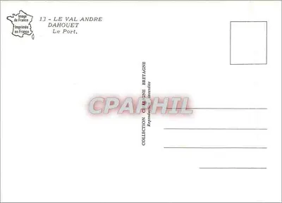 Dahouët — O porto — Collection Chaligne Bretagne — Verso