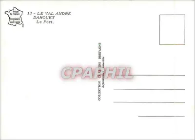 Dahouët — Port — Zbiór Chalagne Bretagne — Rewers