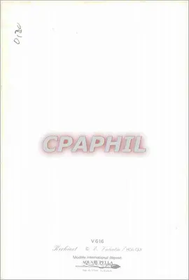 Cottage charmoso breton — porta azul e rosas — editor AQUARI PELLA, n° V616 — Verso