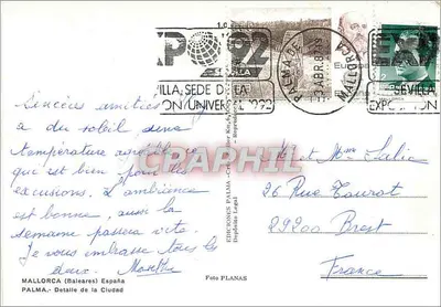 Palma de Mallorca – widok panoramiczny – Wydawnictwo Planas — Rewers