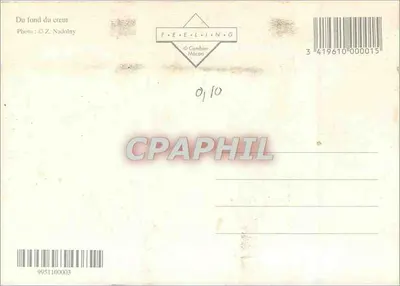 Caixa de rolhas de champanhe — Féeling — n° 01/10 — Verso