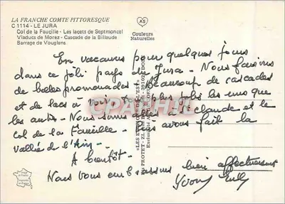 JURA — Collage de paysages — Rewers