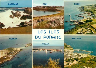 Wyspy Ponant — Ouessant, Sein, Groix, Glénan, Houat, Belle-Île — Wydawnictwo Iris Jos