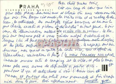 Place de la Vieille Ville — Praga — wydawca Milan Kincl, nr 200 — Rewers