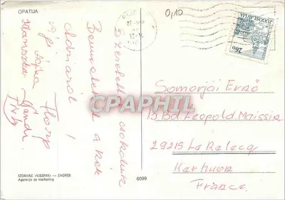 Opatija — widok panoramiczny — Agencija za marketing, Zagreb, n°6099 — Rewers
