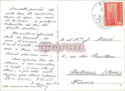 Foto aerea di Kerns (Obw.) — vista aerea — J. Gaberell AG, Zurigo — Verso