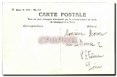 Paulette Del'Baye — Portret van vrouw met hoed — Sazerac Paris — Achterkant