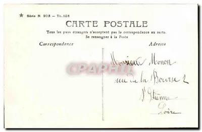 Miss Robinson — Retrato de mulher com chapéu de penas — Sazerac Paris — Verso