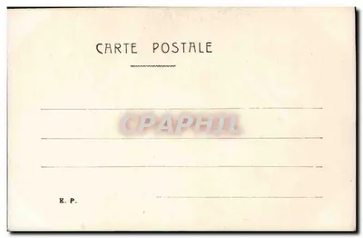 Mujer en vestido bordado — lavanda — editor E.P. n° 101 — Reverso