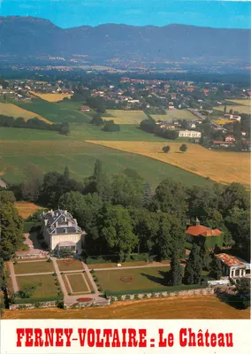 Ferney-Voltaire : Le Château — vue aérienne — Éditeur Spadem, N. 971