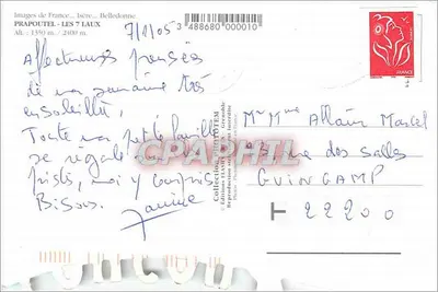 Les 7 Laux — Prapoutel — Wydawca: Images de France — Rewers