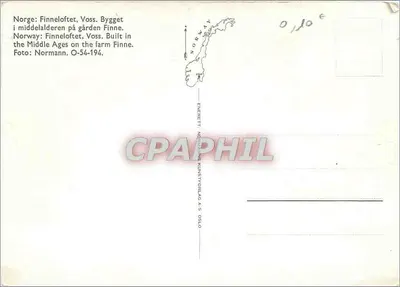 Finneloftet, Voss — Casa de madeira medieval — Editor: Normann, Oslo — Verso