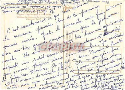 Le Val André — Tempestade de equinócio sobre o dique — Cores da Bretanha — Verso