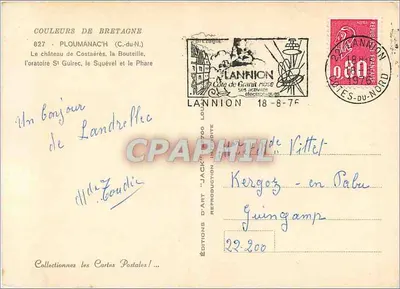 PLOUMANACH — widok panoramiczny — Wydawnictwo 'Jack' — Rewers
